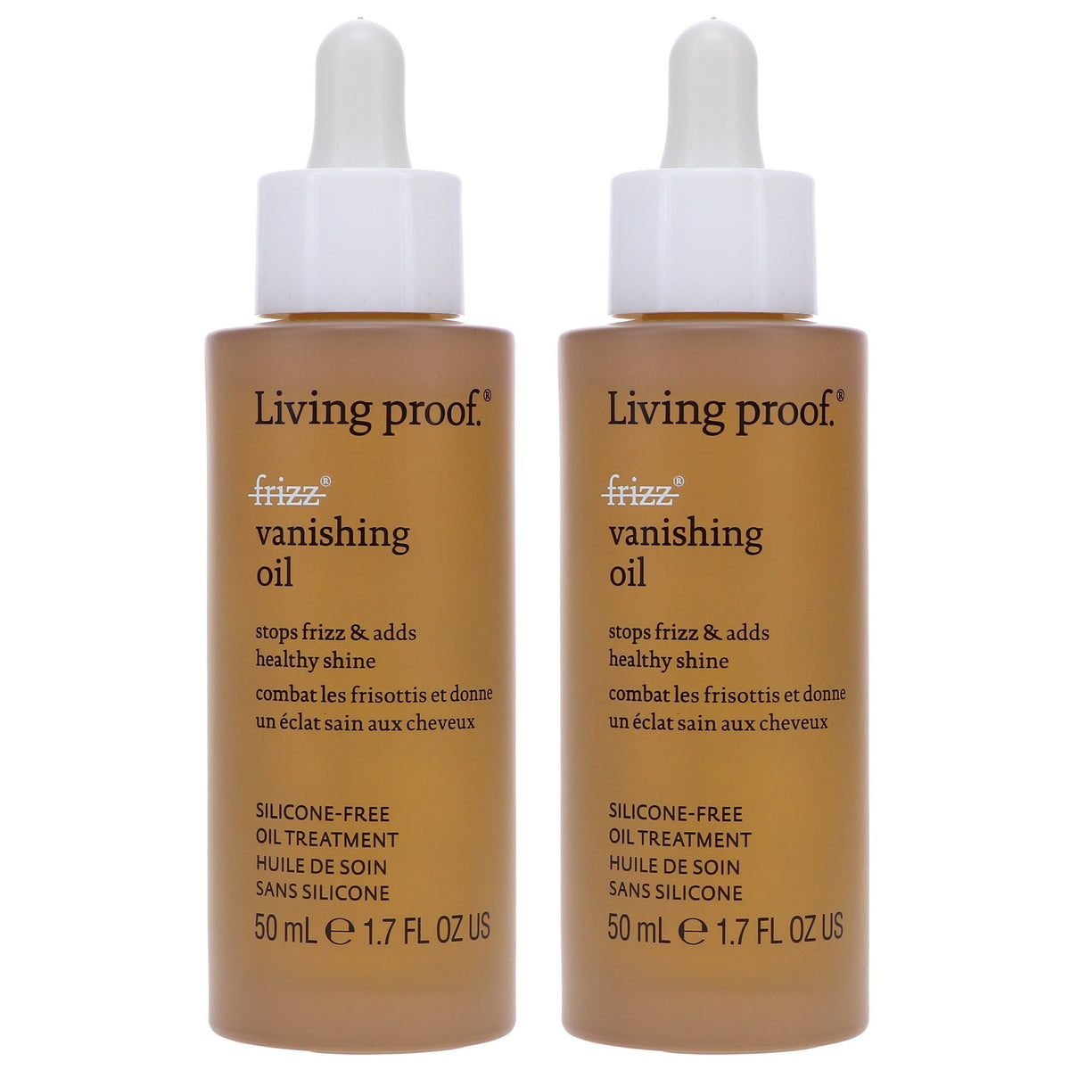 Living Proof No Frizz Vanishing Oil - Lightweight Hair Serum for Frizz Control 1.7 oz