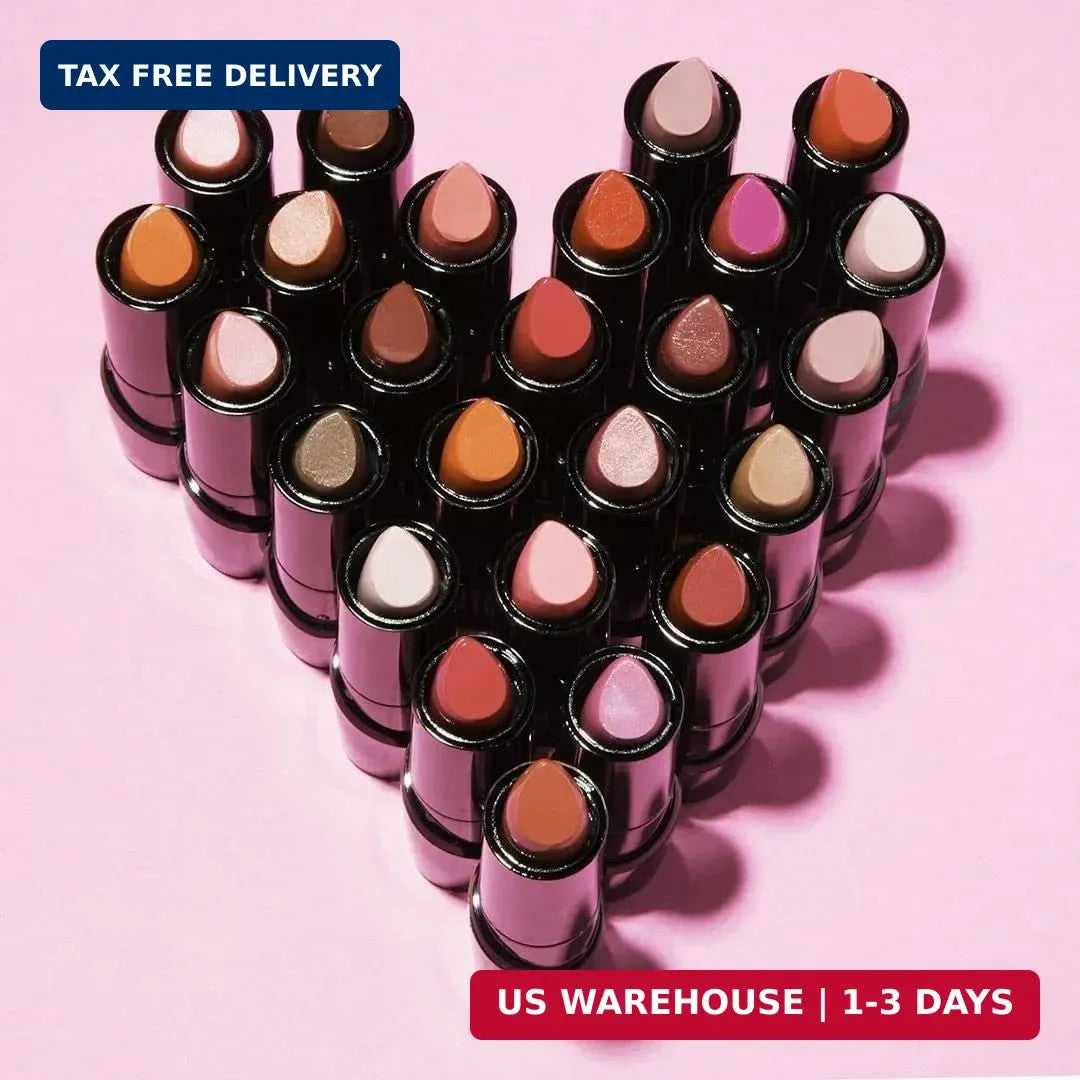 Hydrating Silk Finish Lipstick - Buildable, Vegan, Cruelty-Free Lip Color
