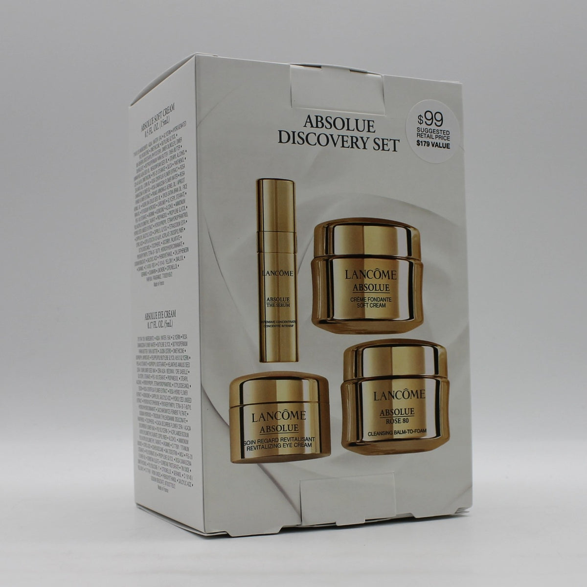 Lancôme Absolue Skin Care Gift Set with Serum, Eye Cream, Soft Cream & Balm