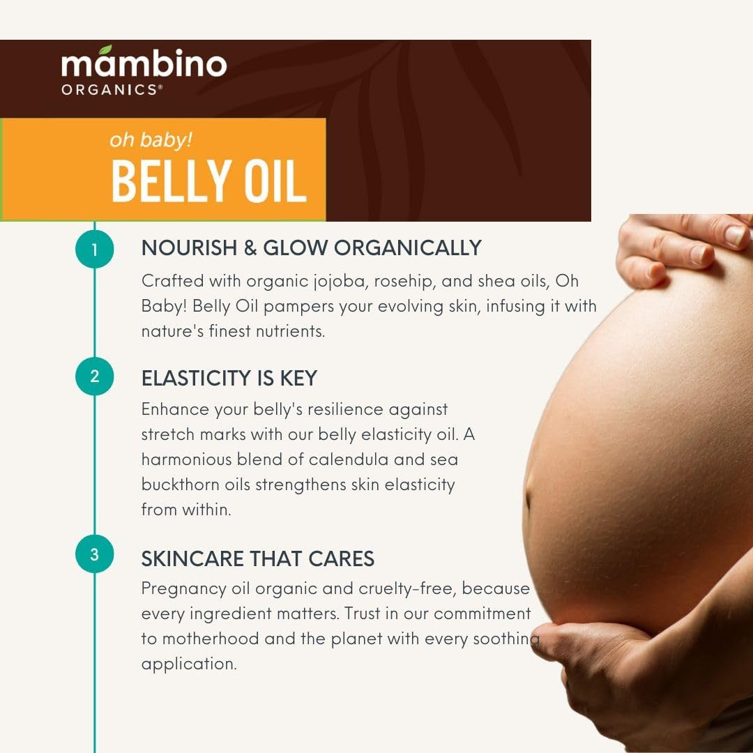 Pregnancy Skin Care Kit - Nourishing Body Oil & Hydrating Serum for Expectant Mothers