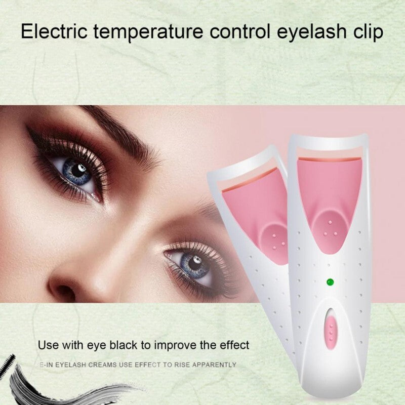 Heated Eyelash Curler for Women - Rechargeable Lash Lift Makeup Tool
