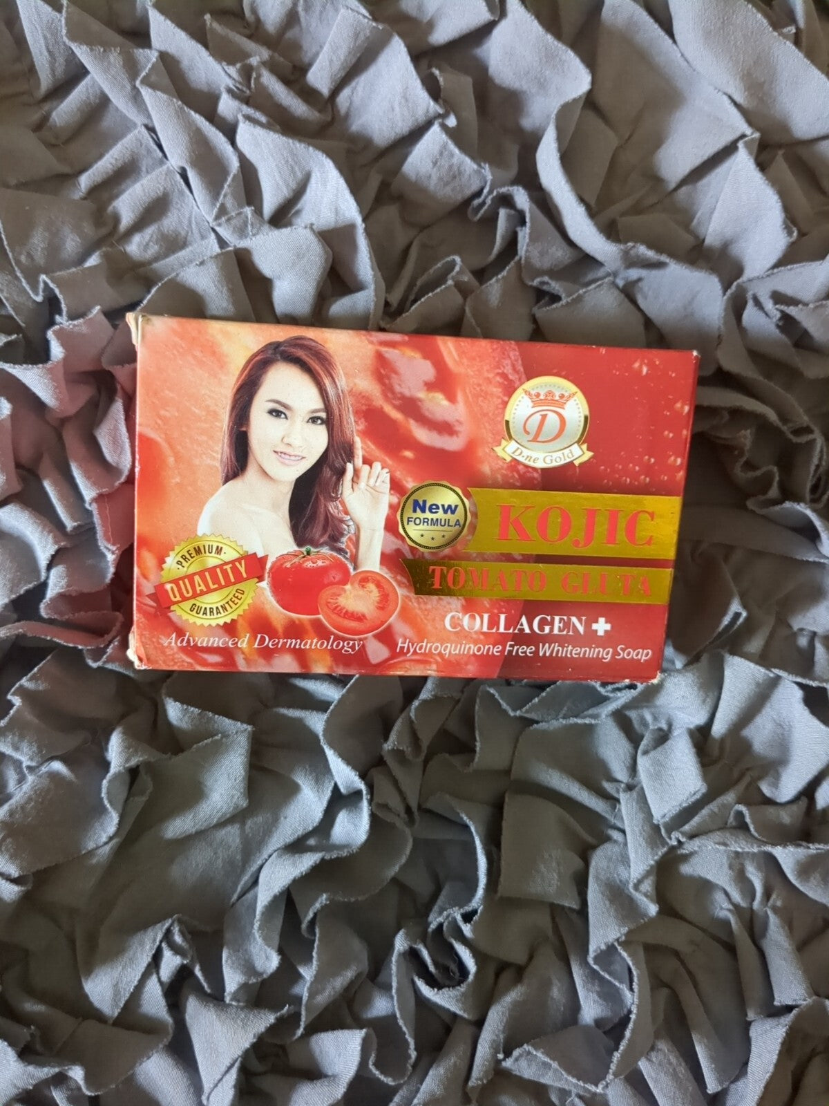 Kojic Tomato Gluta Collagen Whitening Soap for Blemish & Dark Spots - 7 Days