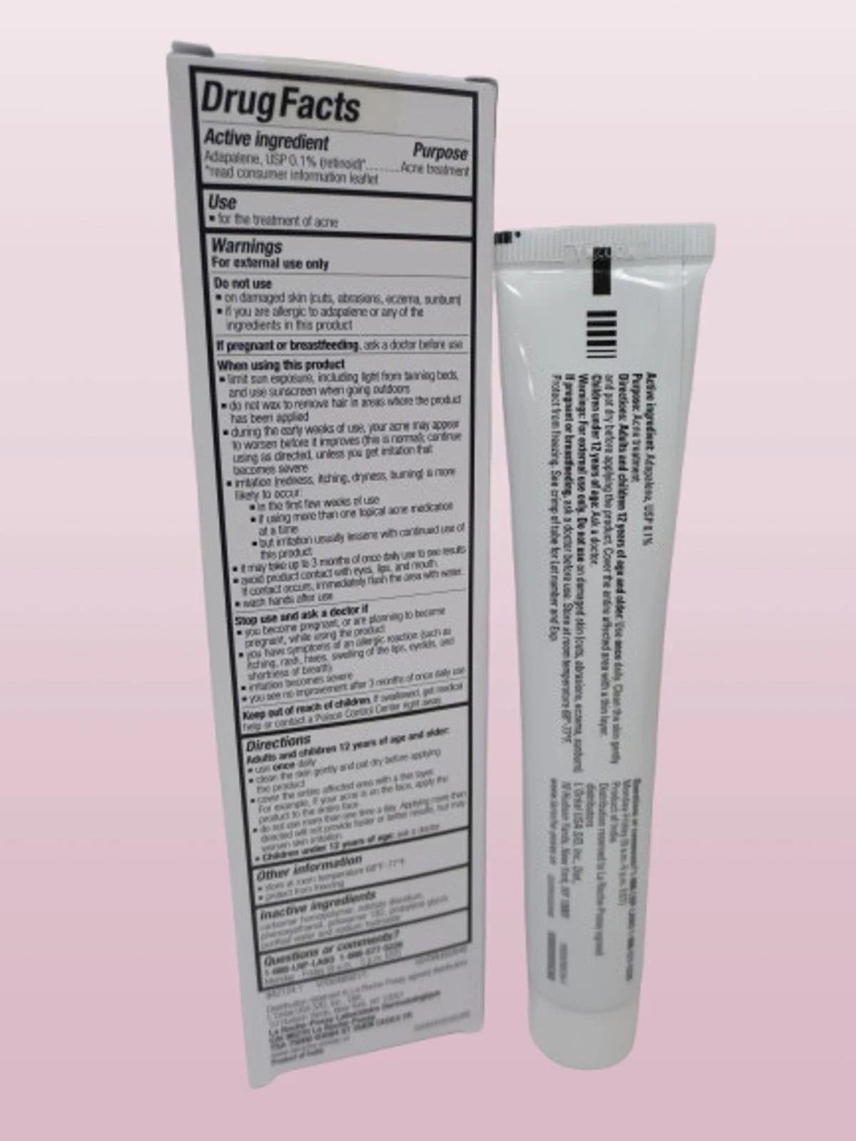 Acne Spot Treatment 0.1% - La Roche-Posay Effaclar 1.6 oz, 2 Pack