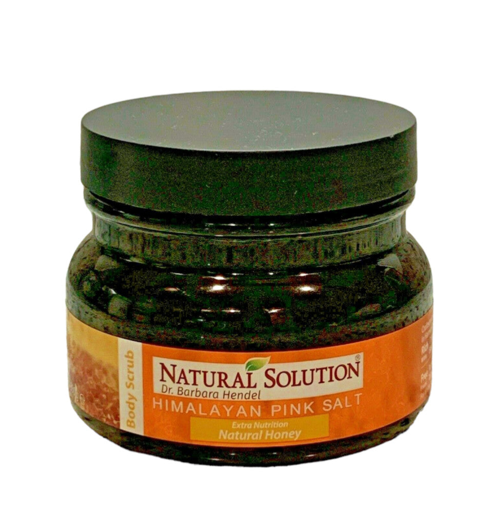 Natural Solution Himalayan Pink Salt Body Scrub with Honey 12.3oz