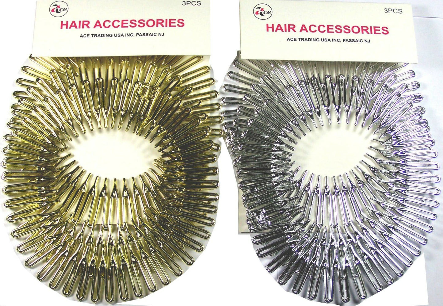 Set of 6 Spring Hair Combs for Styling Hair Accessories - Unbranded
