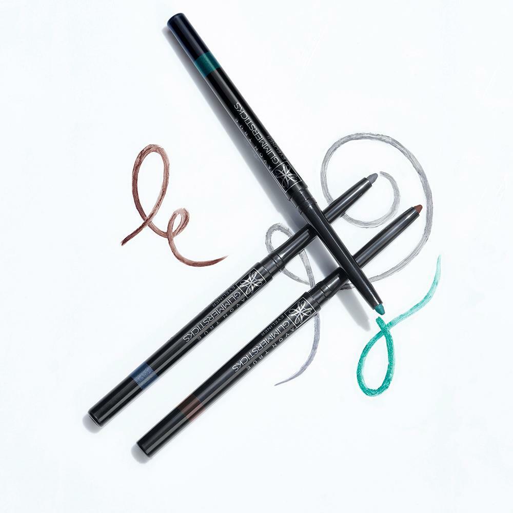Set of 3 Eyeliner Pencils in Various Shades - Long-lasting, Smudge-proof, Precise Application