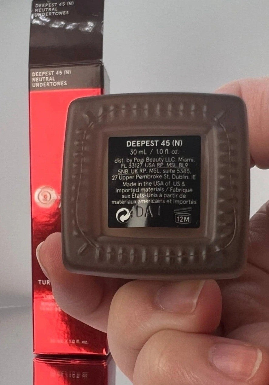 Full Coverage Liquid Foundation Deepest Shade 45 N - One/Size