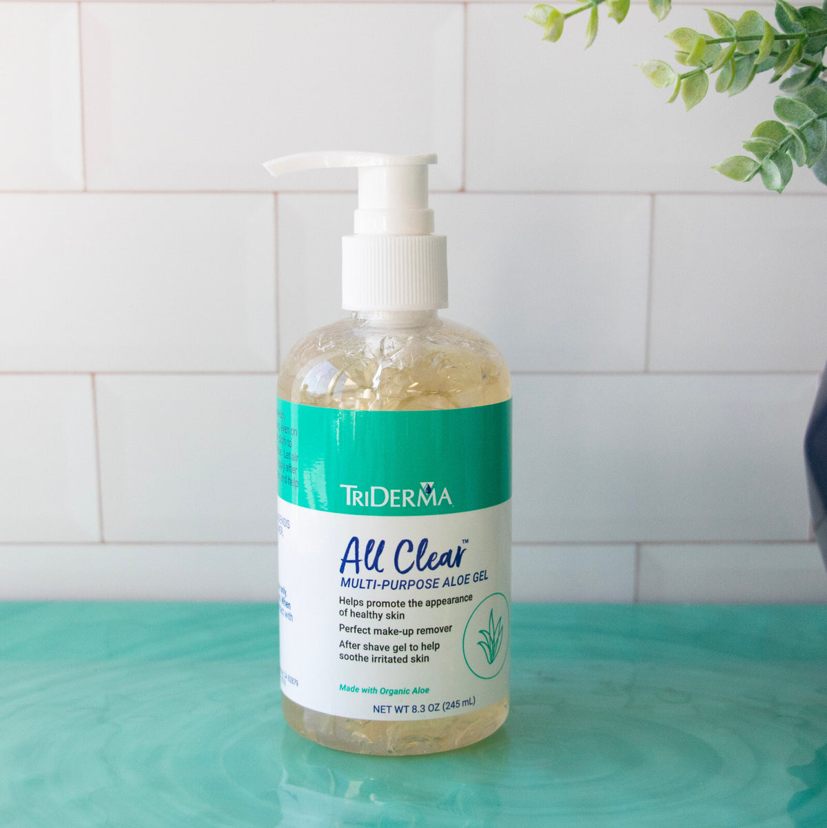 All Clear Multipurpose Aloe Gel for Face and Body – 8.3 oz