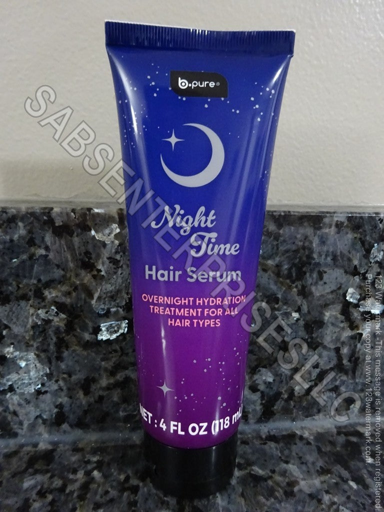 Night Time Hair Serum - Hydrating Overnight Treatment for Hair - 4 FL oz