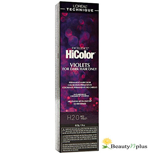 Hair Color for Dark Hair, Professional Permanent Creme - 1.74oz (6 Pack)