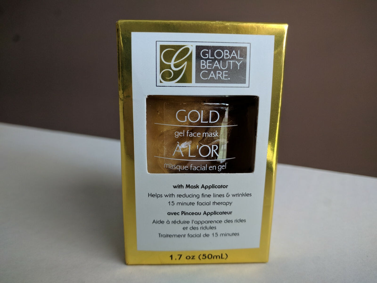 Gold Gel Face Mask with Applicator - 1.7 oz