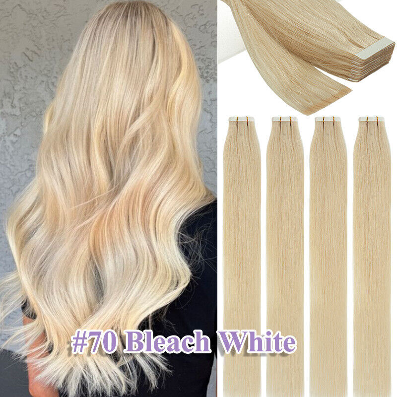 Remy Human Hair Tape-In Extensions 18-22 Inches - Thick & Natural Look
