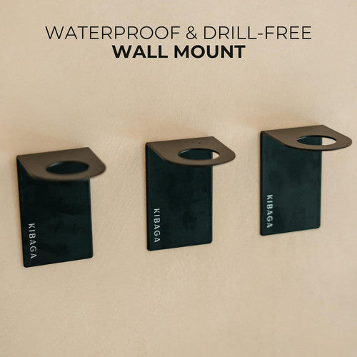 Stylish Shampoo & Conditioner Dispenser Set of 3 - Wall Mount, Drill