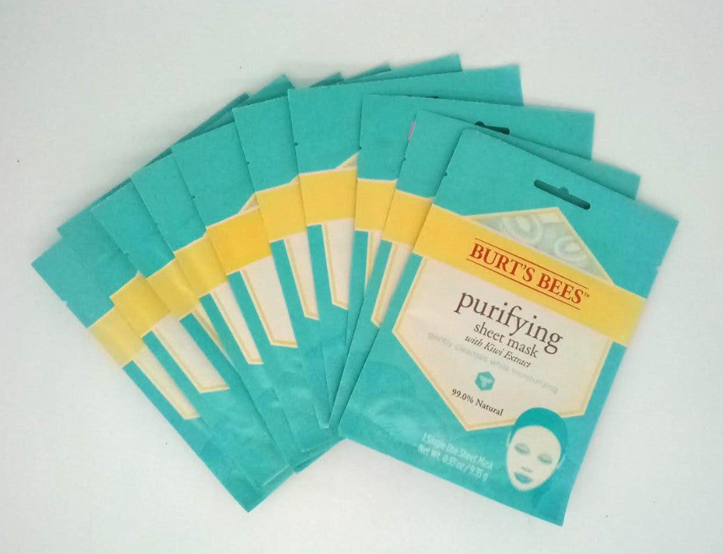 Purifying Face Mask with Kiwi Extract, 10-Pack