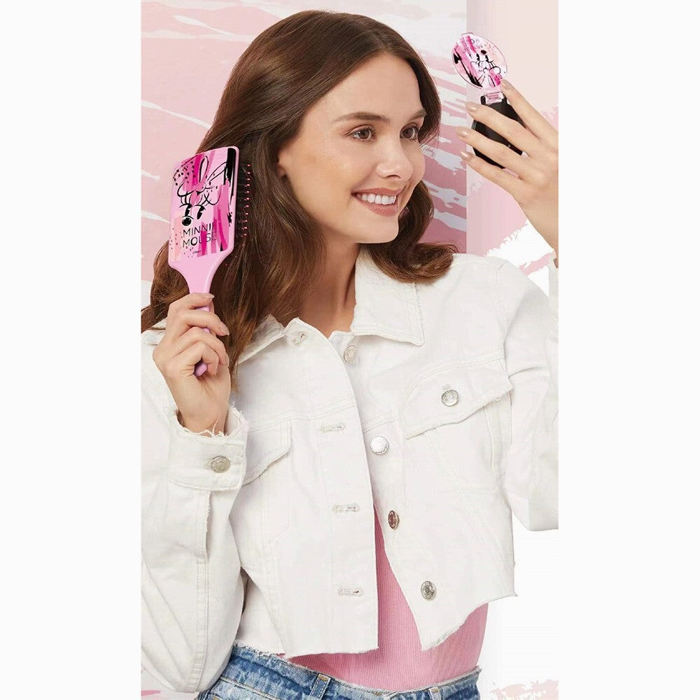 Disney Minnie Mouse Detangler Hair Brush for Kids Girls & Women