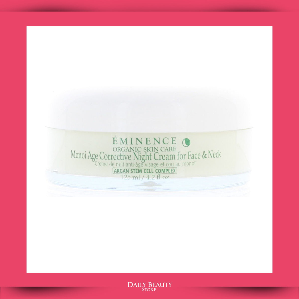 Eminence Monoi Age Corrective Night Cream for Face & Neck - Anti-Aging, Hydrating, 4.2oz