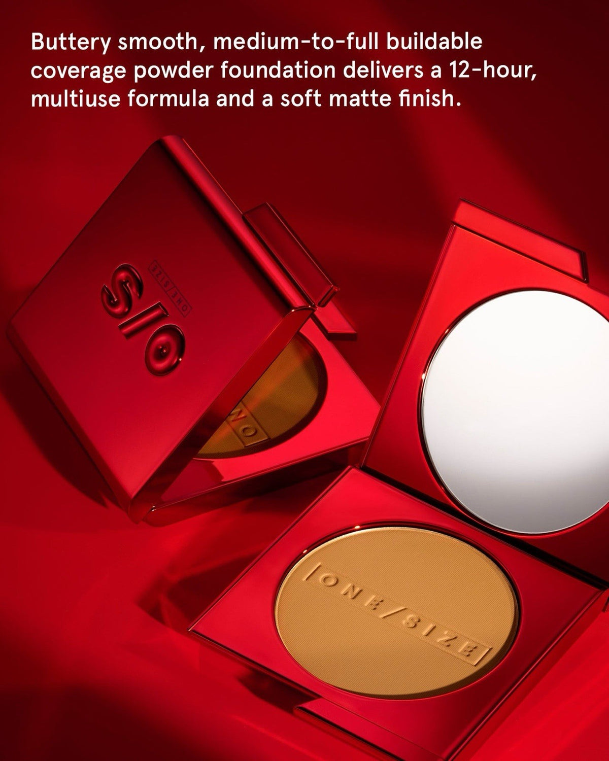 Buildable Powder Foundation with True-Color Coverage and Blurring Finish