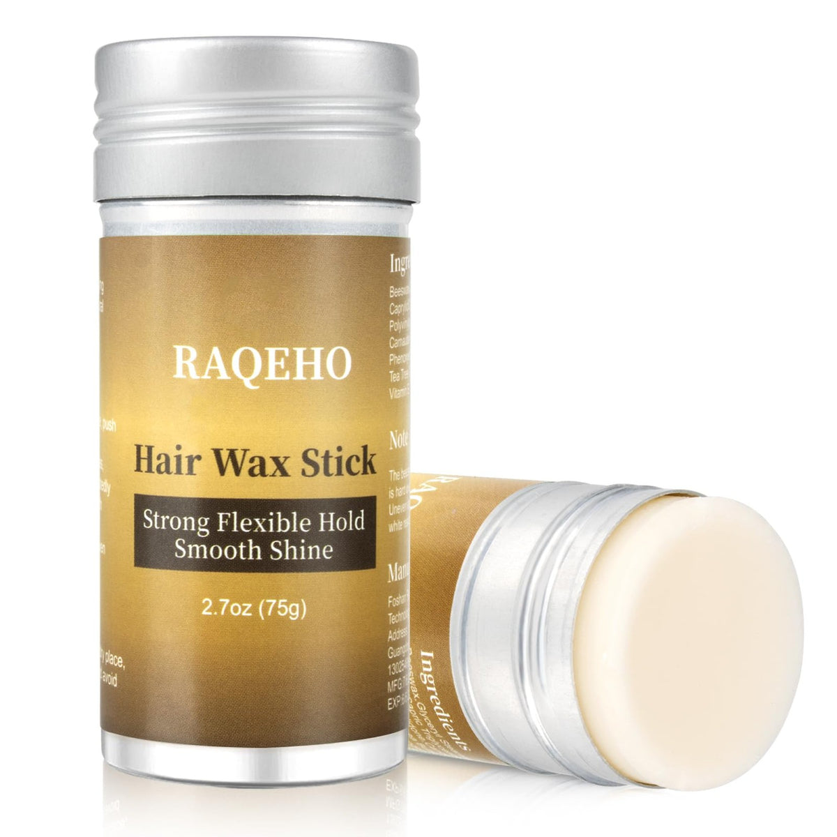 Hair Wax Stick for Styling and Frizz Control - Glossy Slick Back, 2.7oz