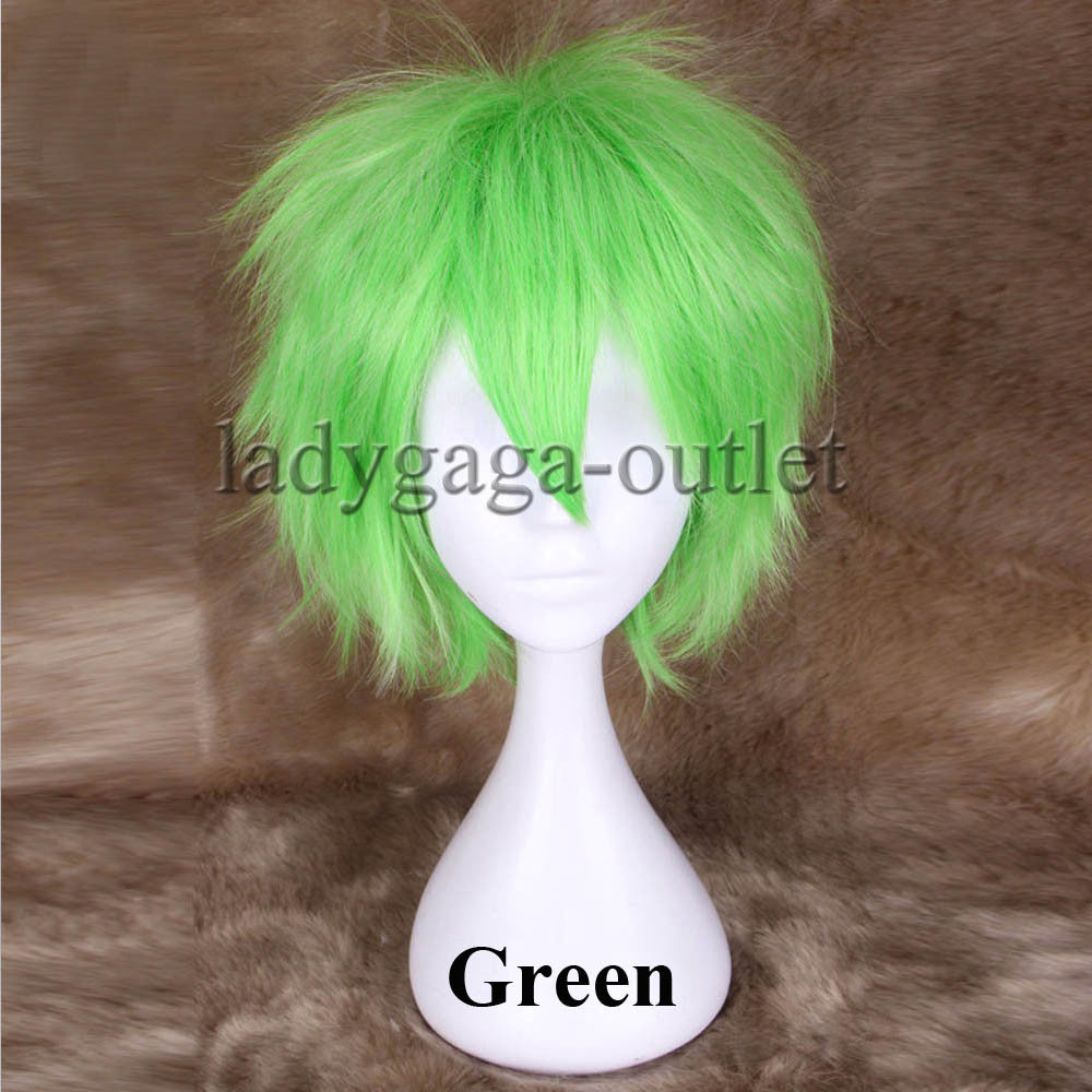 Unisex Short Pixie Wig for Cosplay and Costume Parties - Synthetic Hair