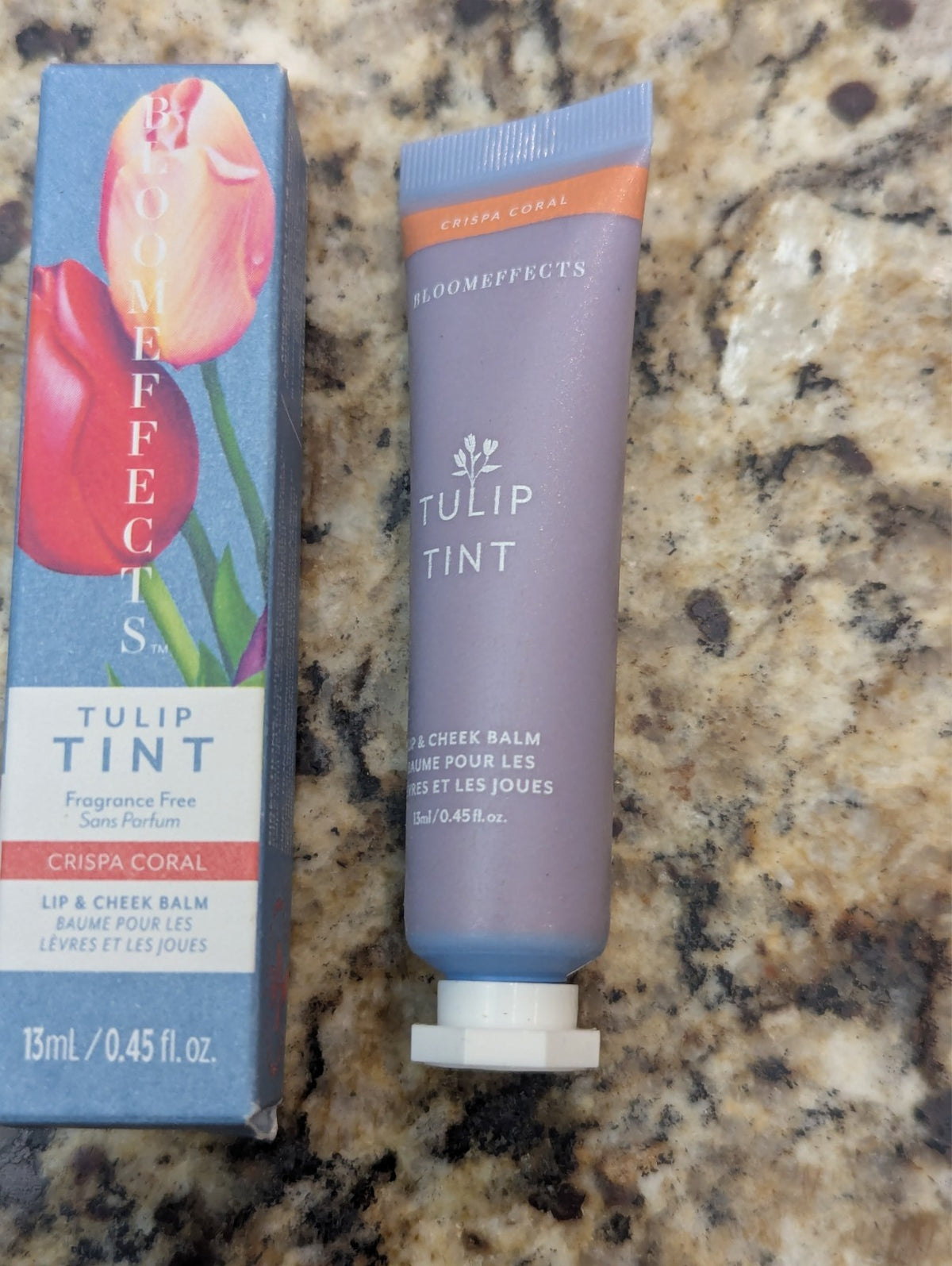 Lip & Cheek Balm with Tulip Tint - Crispa Coral, 0.45 oz