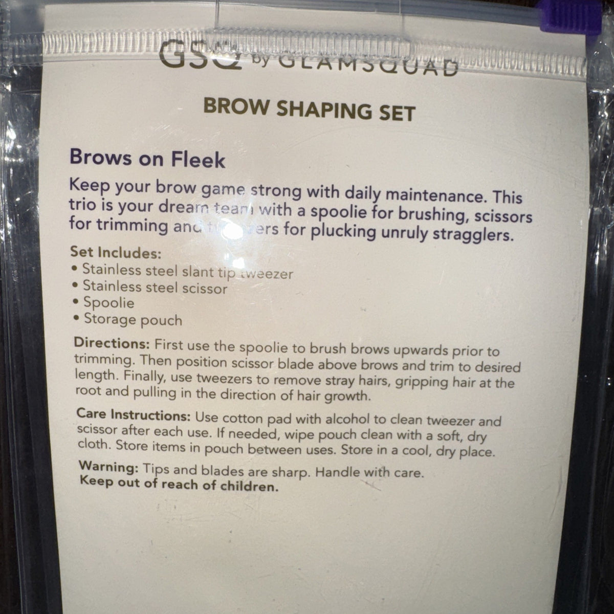 Brow Shaping Set - 2-Piece Eyebrow Grooming Kit for Precise Shaping
