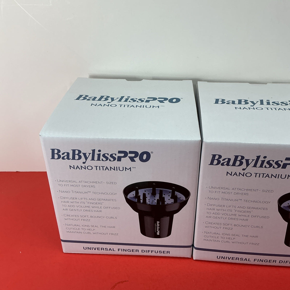 Pack Of 2 BaBylissPRO Nano Titanium Universal Finger Diffuser
