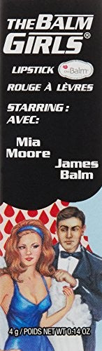 theBalm Girls Lipstick - Mia Moore, Nourishing Colorful Lip Balm, 1 Count