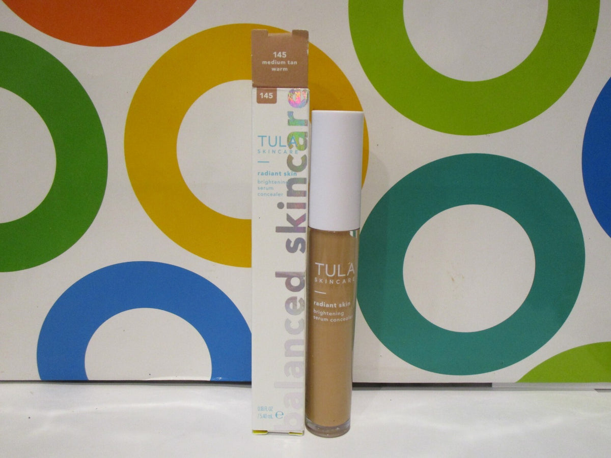 Radiant Skin Brightening Serum Concealer Medium Tan Warming - Flawless Face Makeup