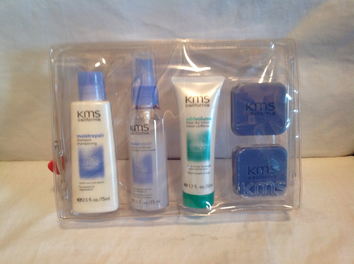 kms California Moistrepair Hair 5 PCS Travel Set - RARE