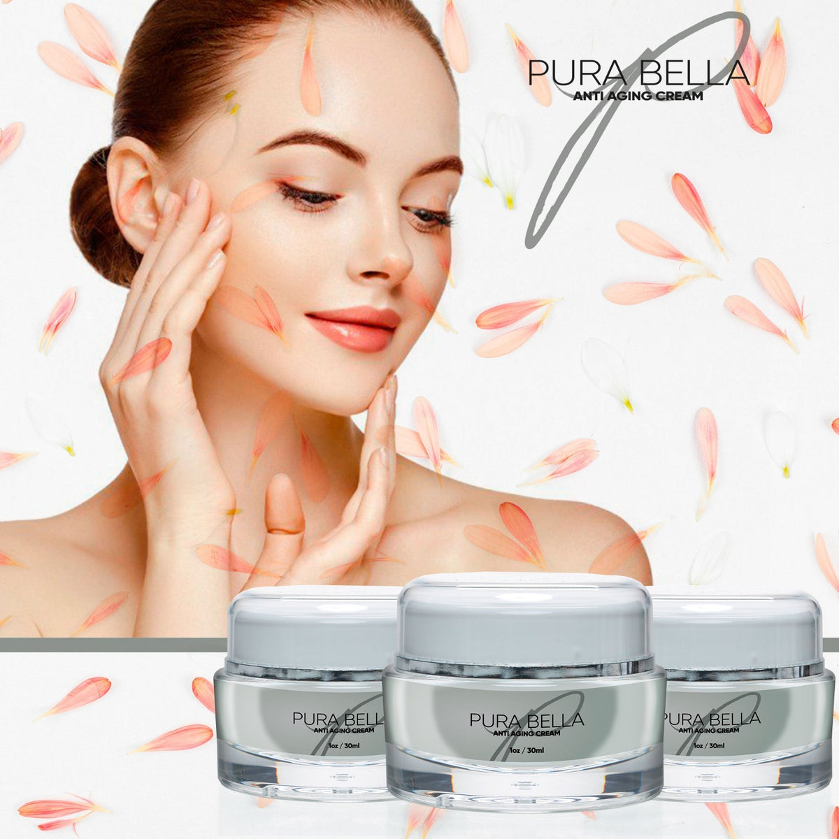 Anti-Aging Face Cream with Collagen & Elastin Boost - 1oz