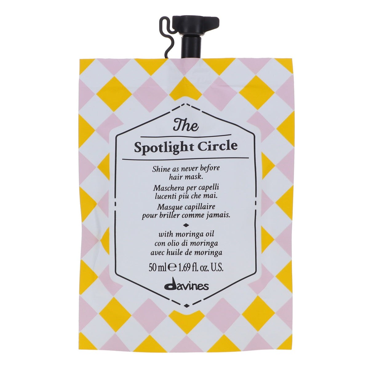 Davines The Spotlight Circle Hair Mask 1.69 oz – Shine & Vibrancy Treatment