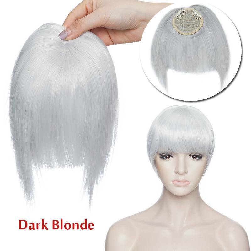 Clip-In Hair Bangs Extensions - Wispy, Natural, 9-inch Styles