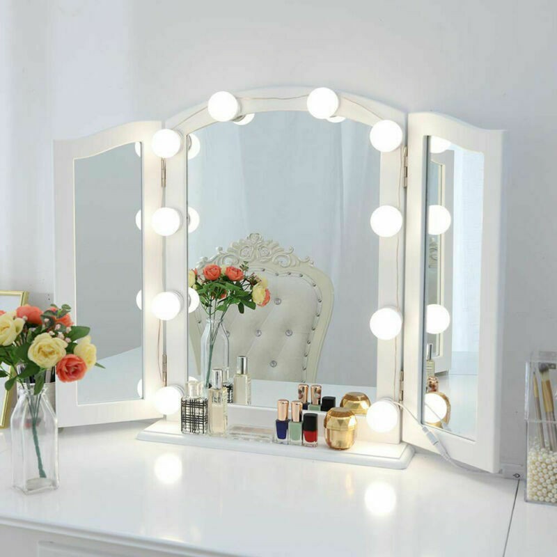 LED Vanity Mirror Lights Kit with Dimmable 10 Bulbs for Makeup