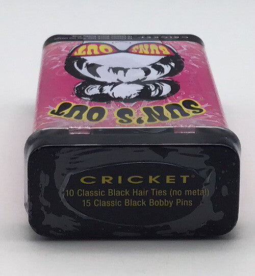 Cricket Sun's Out Buns Black Hair Ties Bobby Pins Kit
