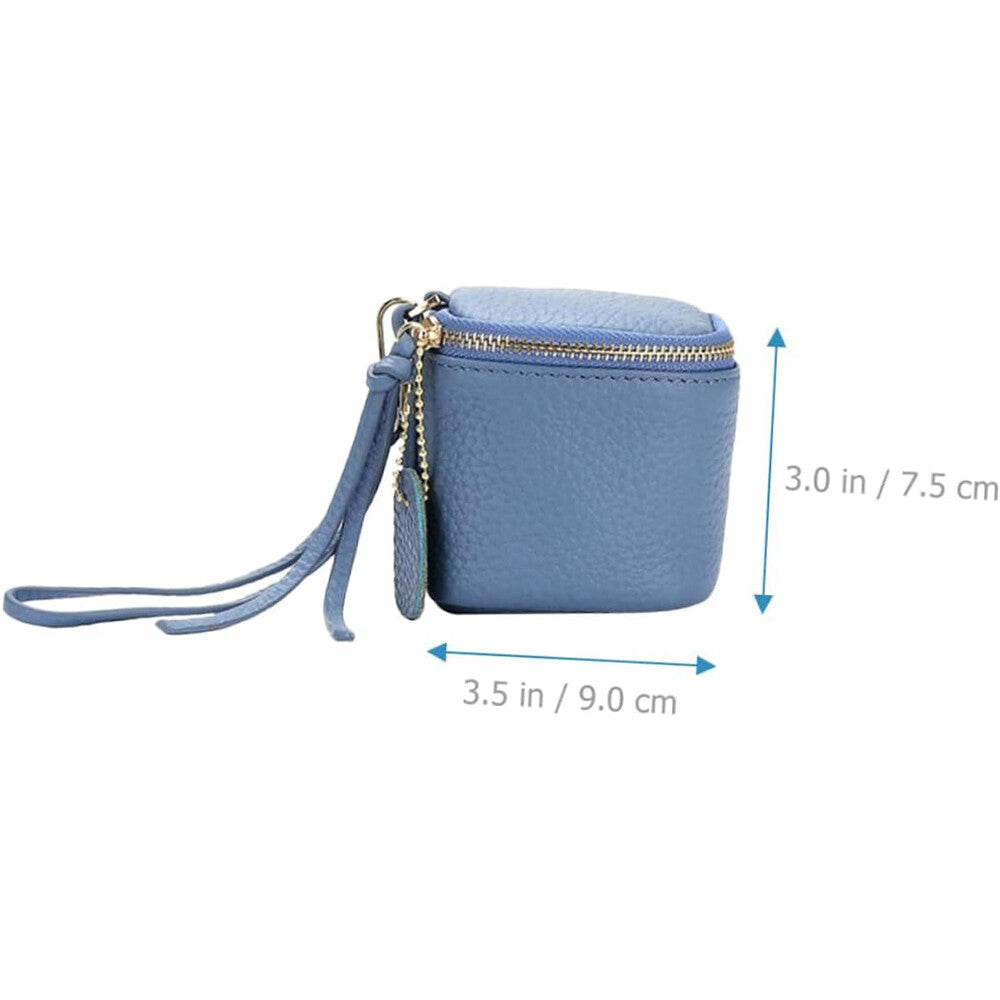 Women Makeup Bag Coin Purse Cosmetic Tote Mini Lipstick Holder Leather Wallet