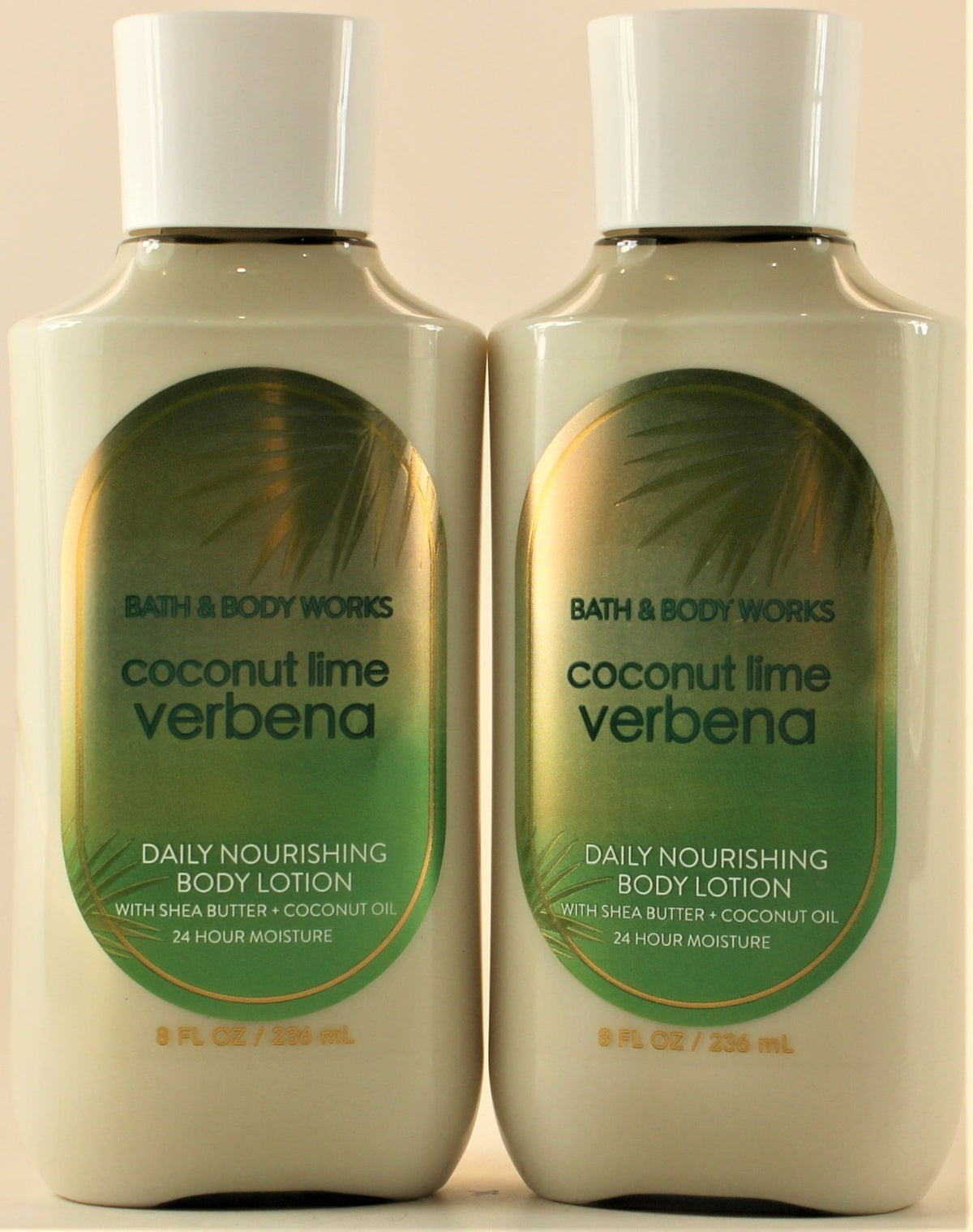 Coconut Lime Verbena Body Lotion Moisturizer 8oz - Qty 2