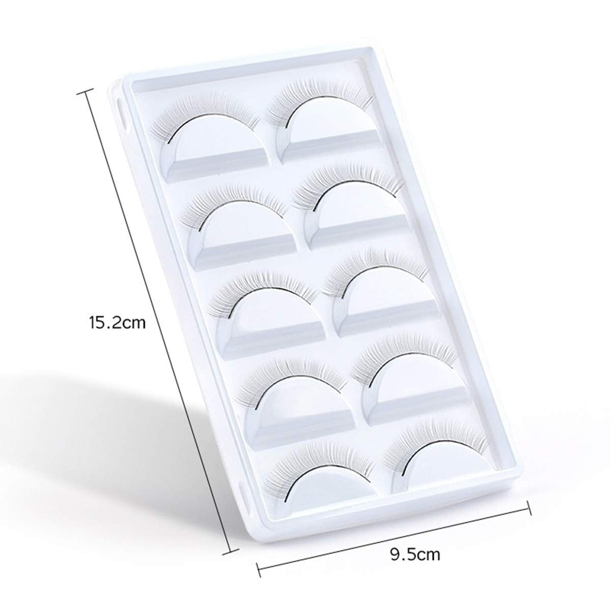 Practice Lash Strips – 30 Pairs Self-Adhesive Training Lashes for Eyelash Extensions