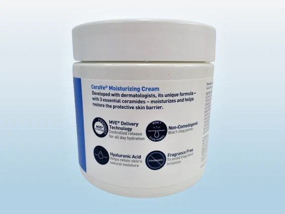 CERAVE MOISTURIZING CREAM FACE & BODY NORMAL TO DRY SKIN 16 OZ 3PCS