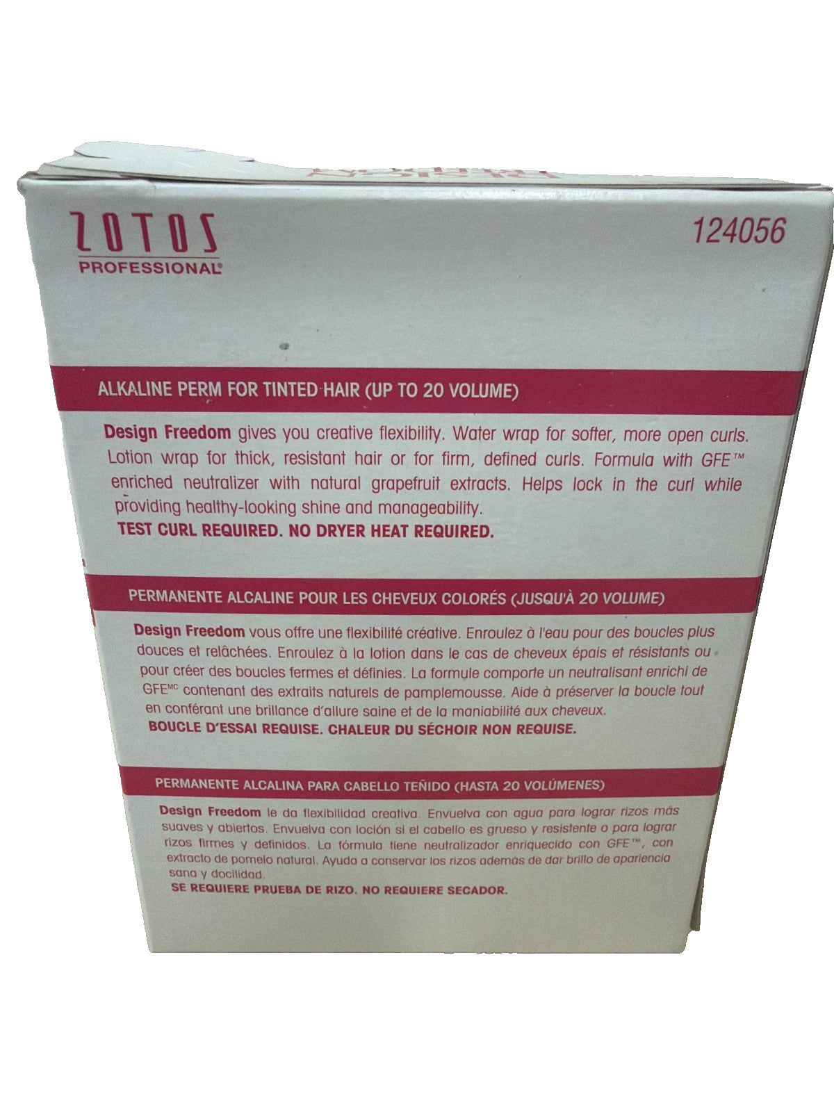 Tinted Hair Perm Kit with Firm Curl & Color-Safe Formula for Tinted Hair