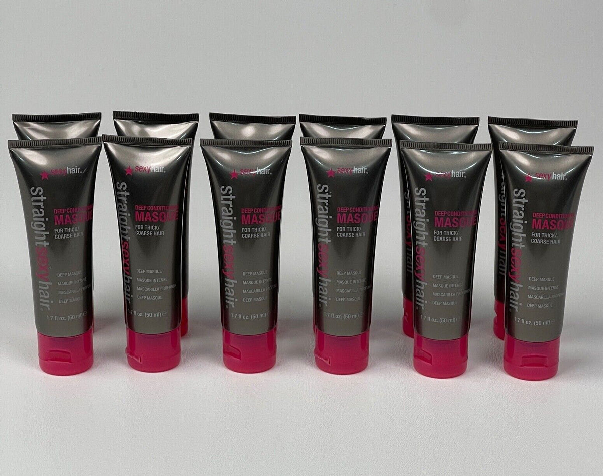 Travel Size Hair Deep Conditioning Masque Pack of 12 - For Thick Coarse Hair