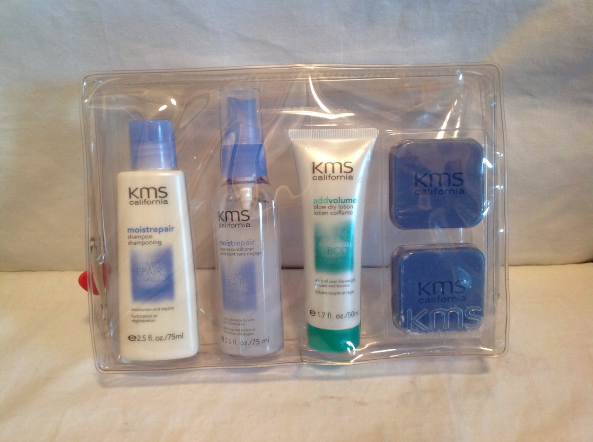 kms California Moistrepair Hair 5 PCS Travel Set - RARE