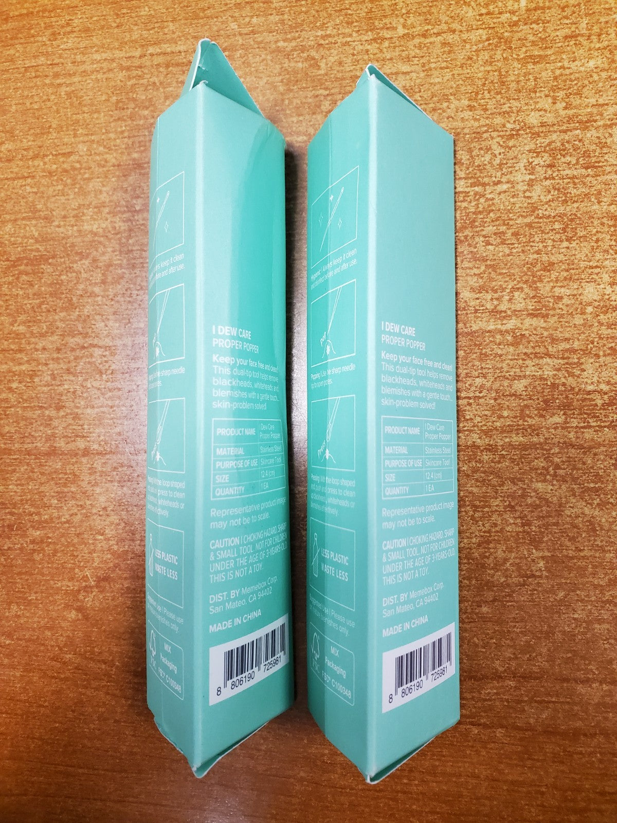 Dual-Tip Stainless Steel Pimple Popper Tool for Blackheads and Blemishes - 2 Pack