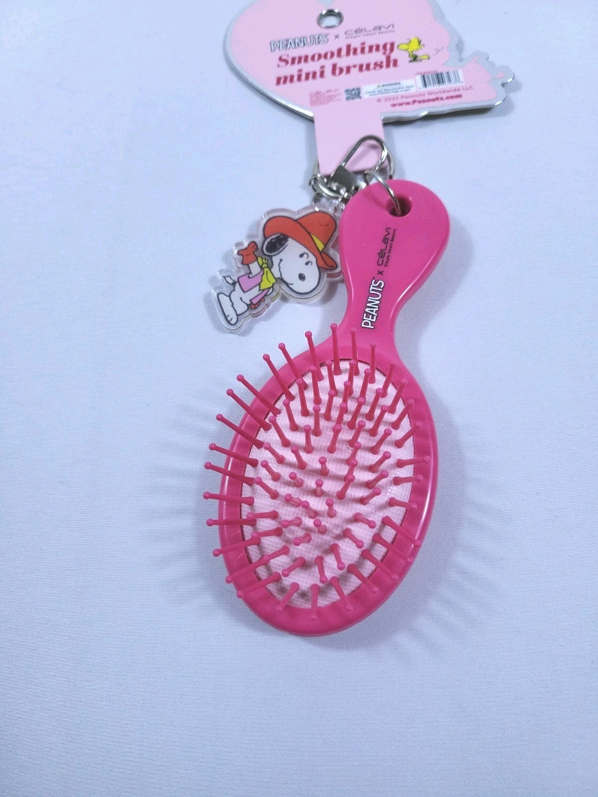Limited Edition Snoopy Mini Brush with Keychain - Celavi X Peanuts Collectible