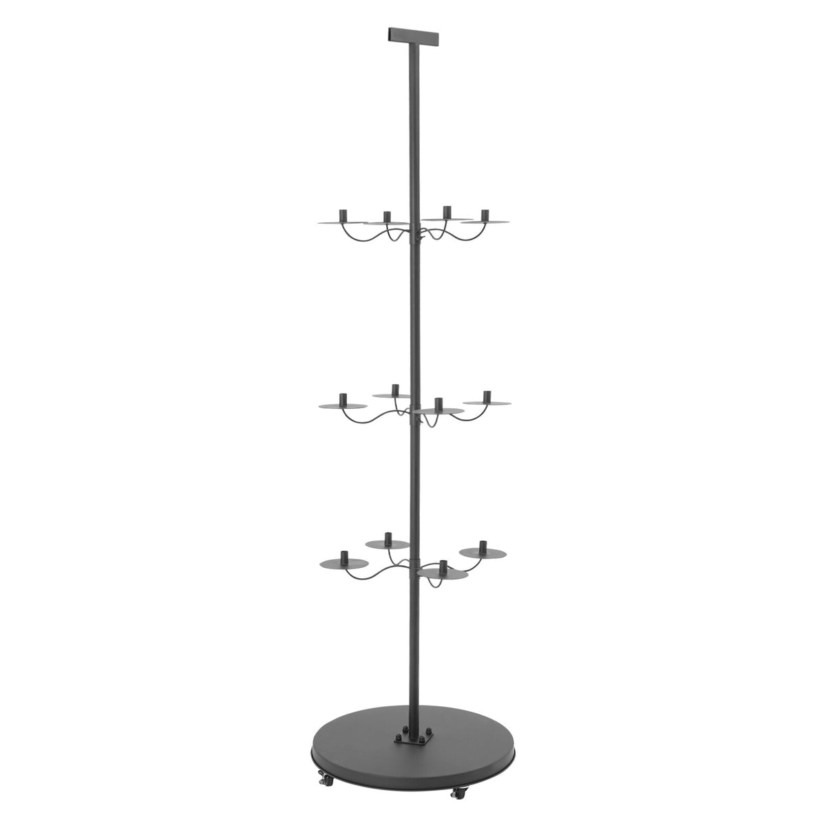 Wig Head Stand for Styling - Holds 12 Wigs, Adjustable Tripod Metal Organizer