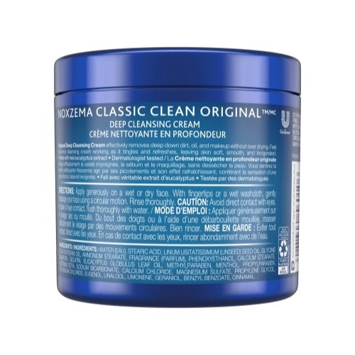 Deep Cleansing Facial Cream - 2 Pack Noxzema Original 12Oz Each