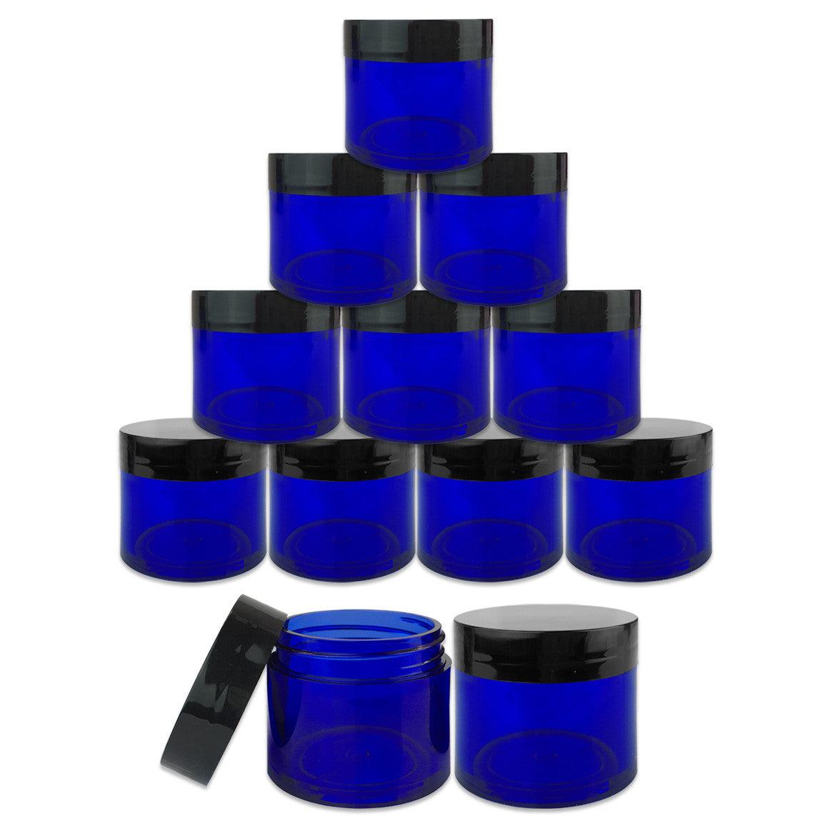 12 Pcs 30g Acrylic Sample Jars BPA Free for Cosmetics, Food & Art Storage