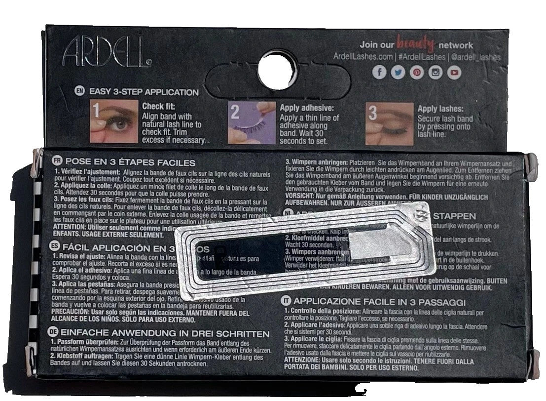 Lightweight Faux Mink False Eyelash Lashes with Invisiband - Ardell #817