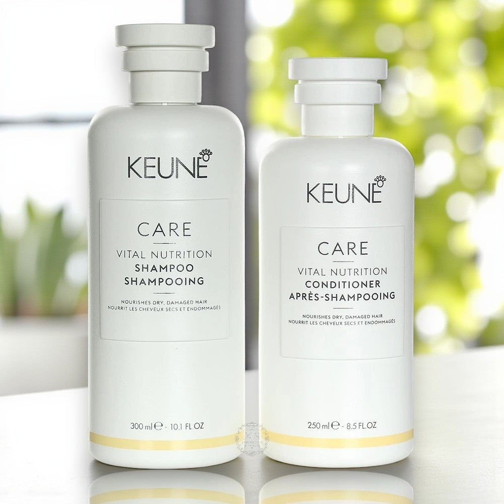 Keune Care Vital Nutrition Shampoo & Conditioner Set - 10.1oz/300ml & 8.5oz/250ml