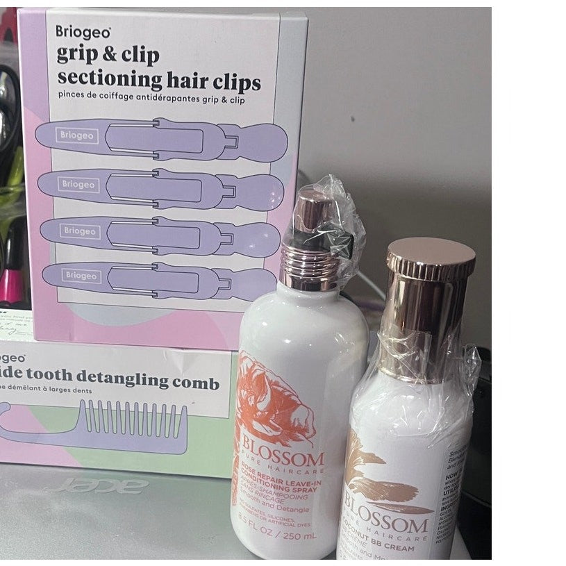 Hair Bundle - Blossom Coconut BB Cream, Rose Repair Leave-in Plus NWT