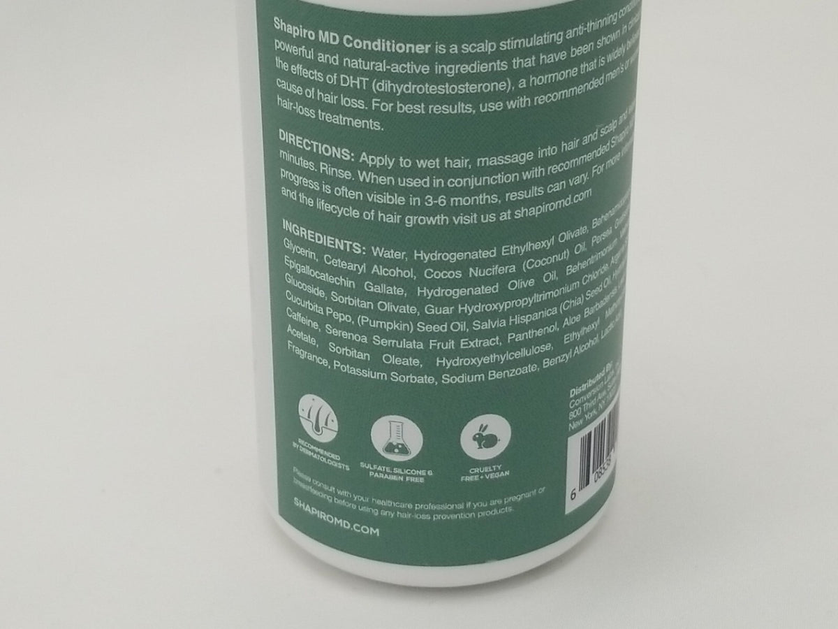 SHAPIRO MD Hair Therapy Conditioner 8 fl oz ~ DHT Blocking, Sulfate